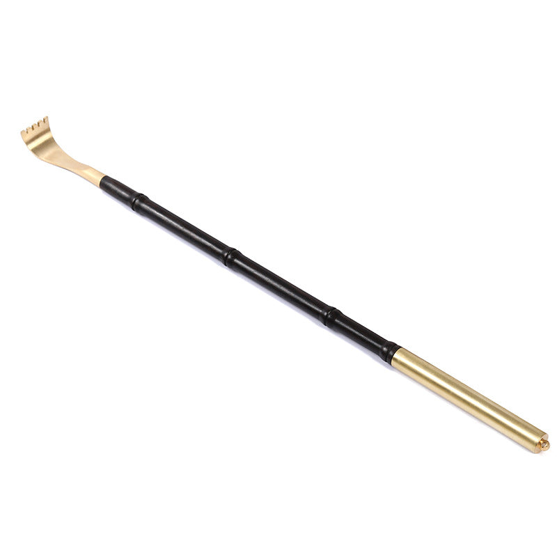 Sandalwood & Brass Back Scratcher, Portable Itch Relief Tool