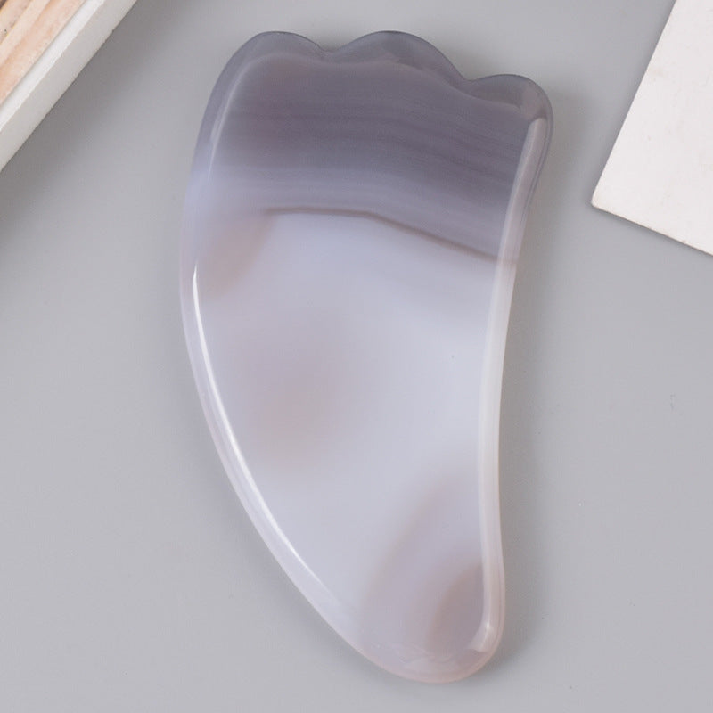 Natural Grey Agate Gua Sha Board Series