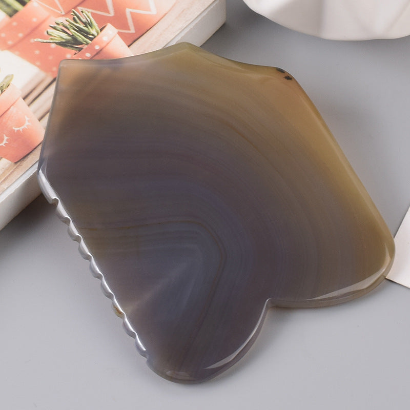 Natural Grey Agate Gua Sha Board Series