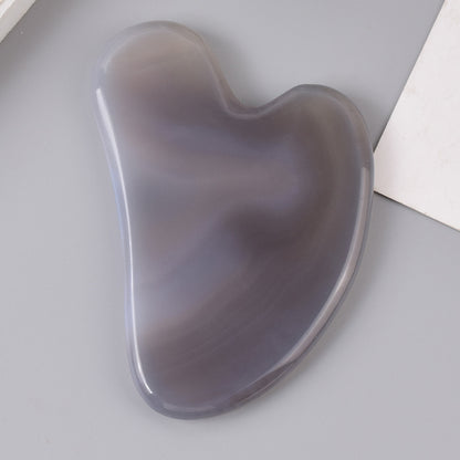 Natural Grey Agate Gua Sha Board Series