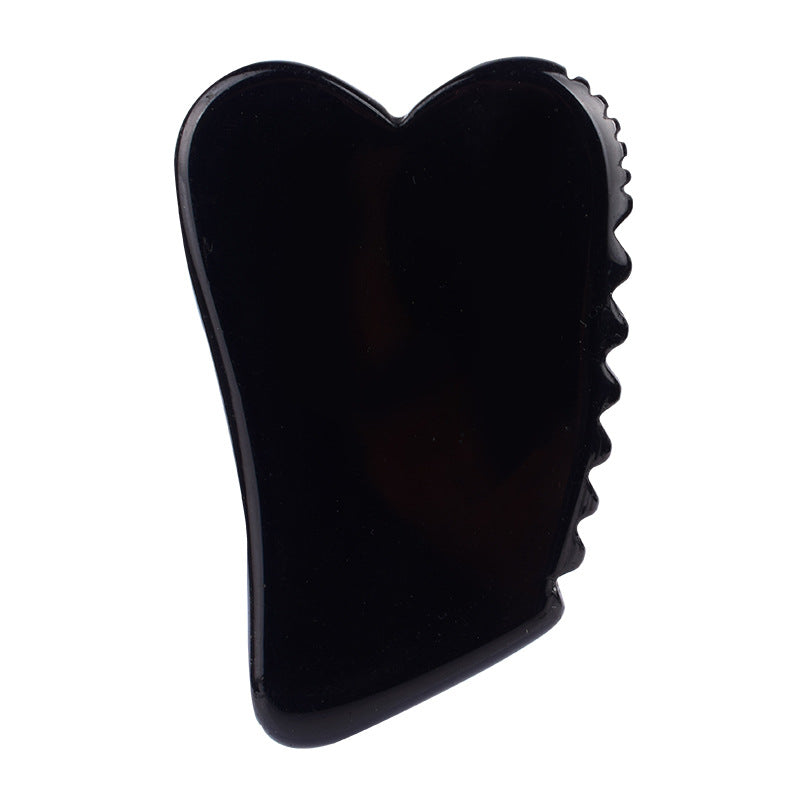 Natural Obsidian Gua Sha Board Series– Facial & Body Massage Tool