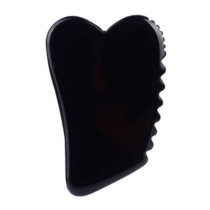 Natural Obsidian Gua Sha Board Series– Facial & Body Massage Tool