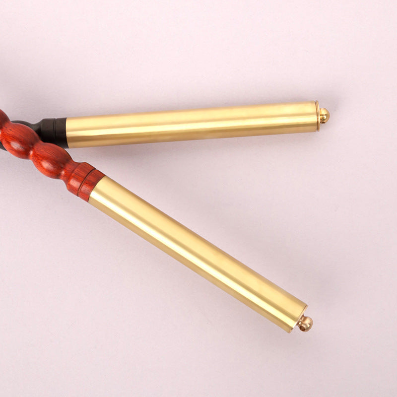 Sandalwood & Brass Back Scratcher, Portable Itch Relief Tool