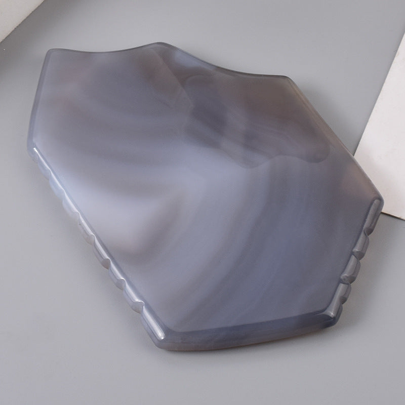 Natural Grey Agate Gua Sha Board Series