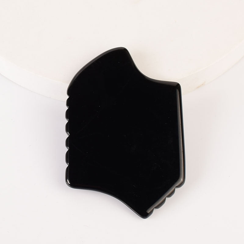 Natural Obsidian Gua Sha Board Series– Facial & Body Massage Tool