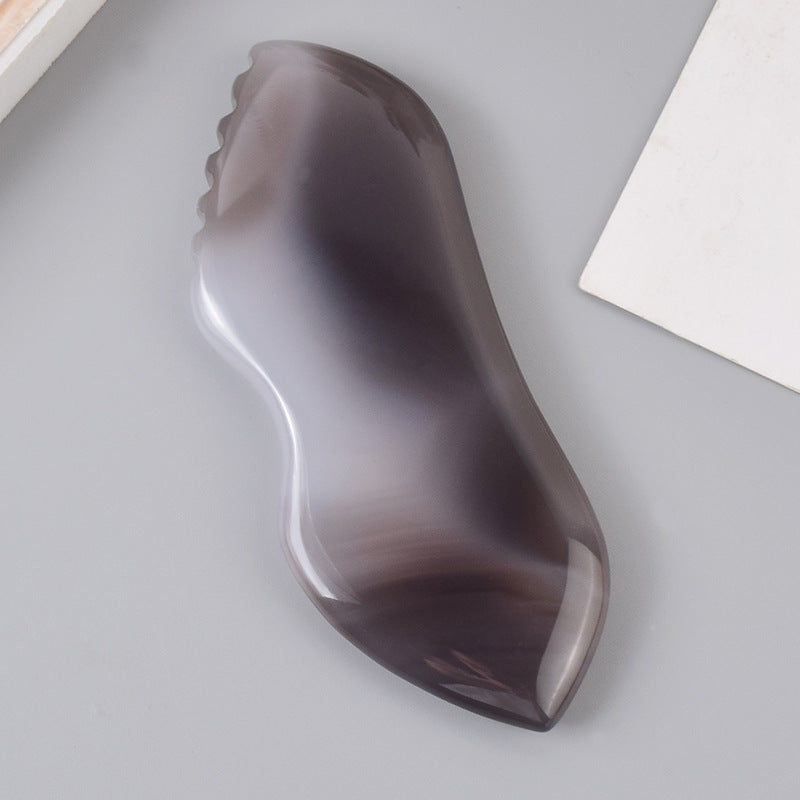 Natural Grey Agate Gua Sha Board Series